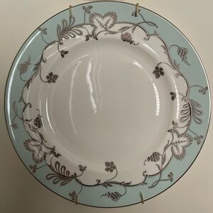 Martha Stewart Flourish Robin's Egg (Blue Band) by Wedgwood Dinner Plate 10.75”